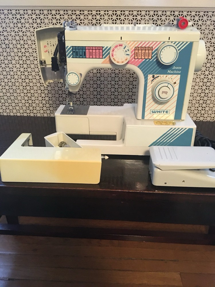 Electric White Jeans Machine Sewing Machine
