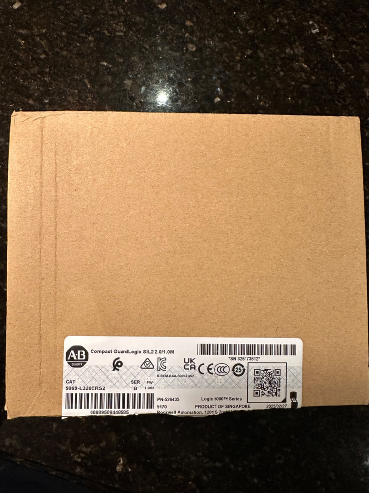 Surplus Allen Bradley 5069-L310ERS2 /B GuardLogix 5380 Controller 1MB User 0.5MB