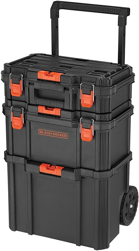 Beyond by   BDST60500APB Stackable Storage System - 3 Piece Set (Small, Deep Too