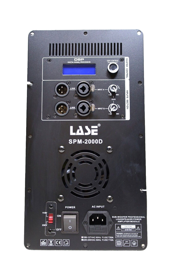LASE SPM-2000D SUB Woofer Power Amplifier Module 2000W @ 4 Ohms
