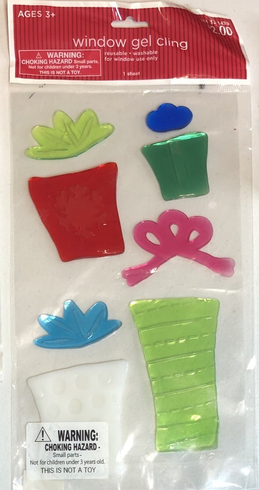 Christmas, Etc., Window Gels