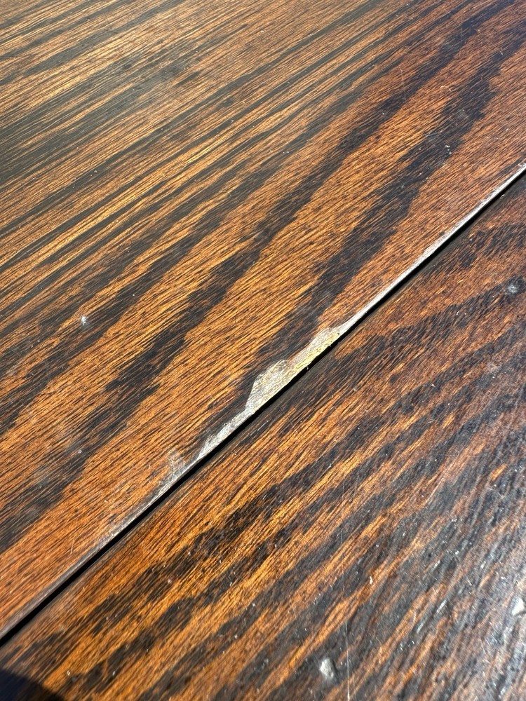 Vintage Cushman Classics Drop-Leaf Oval Coffee Table – Solid Oak