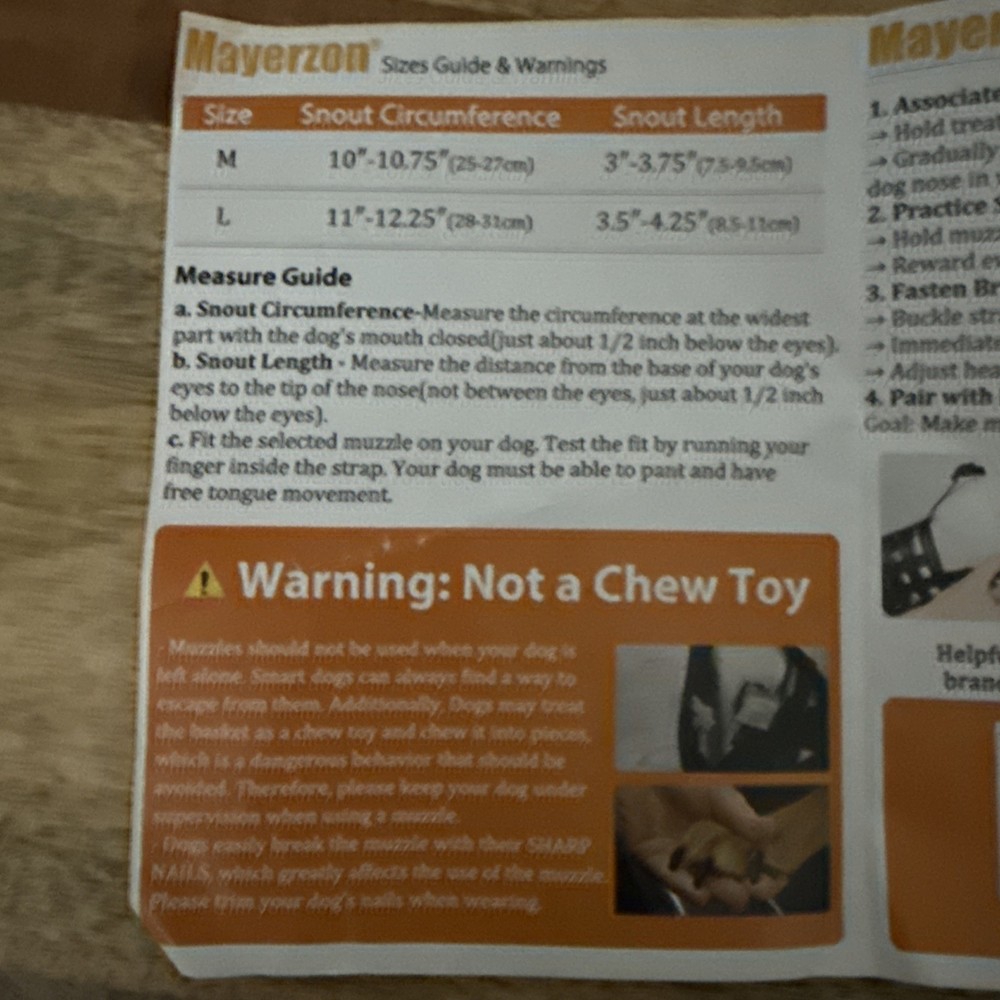 Muzzle For Large Sized Dogs Prevents Biting Scavenging Basket Style Black