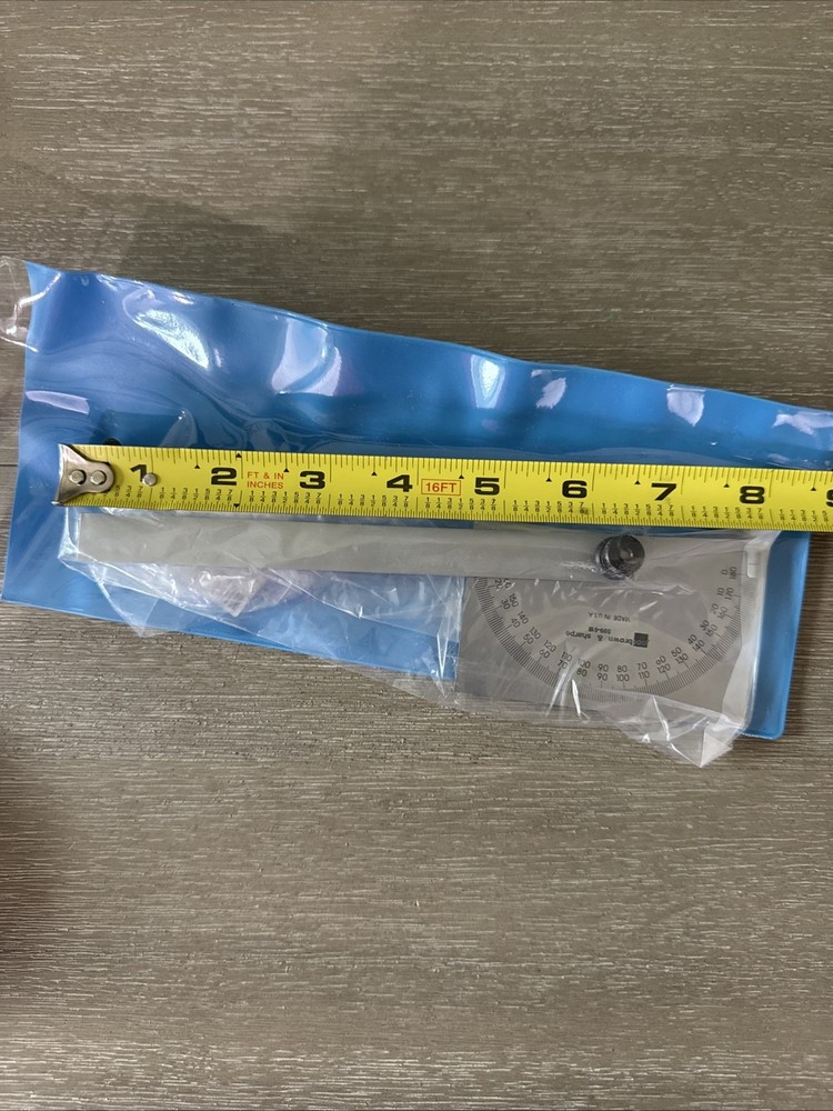 TESA Brown & Sharpe Angle Protractor 0-180 Degree