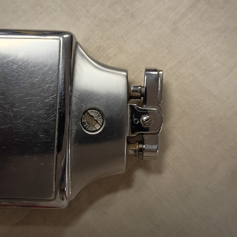 Antique Art Deco RONSON Lighter & Cigarette Case (Inscribed WB) Not tested