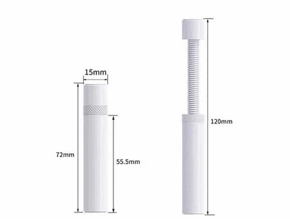 gpu bracket support 72 -120mm Magnets Bottom, White Color, Cylinder Shape