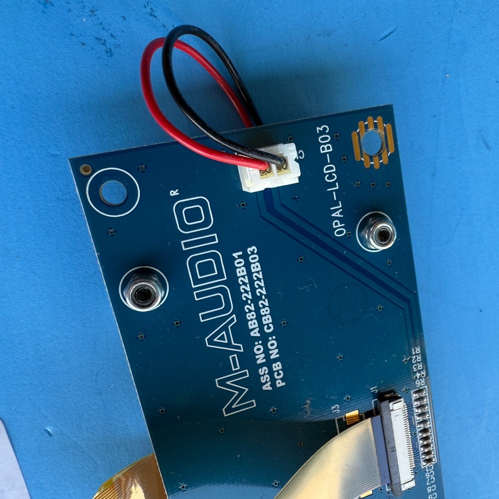 M-AUDIO AXIOM PRO 49 MIDI Controller OEM Part: Digital Display Screen PCB Board