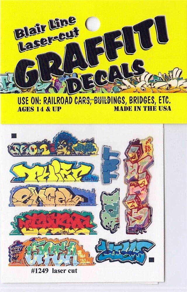 Blair Line N Graffiti Decals Mega Set #6 ~ 1249