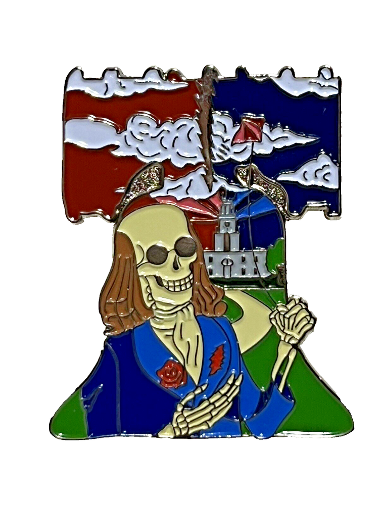 Grateful Dead Pin Franklin’s Tower Liberty Bell 1995