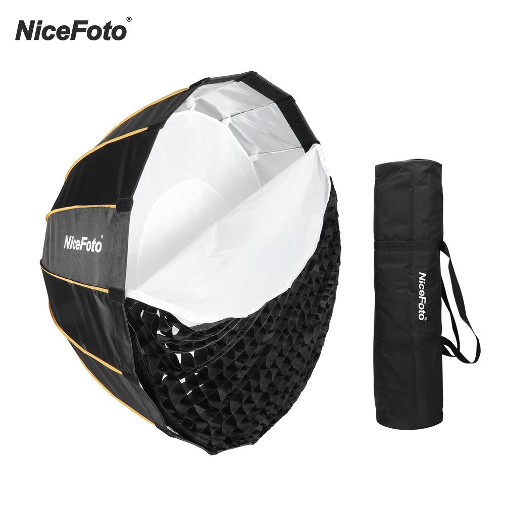US NiceFoto 90cm Quick Set-up Deep Folding Grid Softbox Studio Bowens Flash