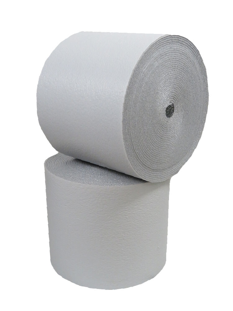 250sqft Reflective Solid White Foil Foam Core 1/4 inch Insulation Barrier 5FT