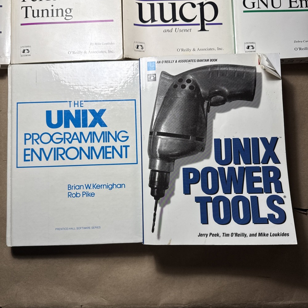 UNIX Book Bundle Programming Enviroment Kernighan Power Tools UUCP more