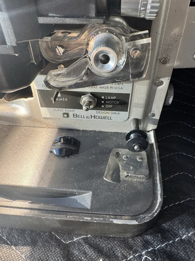 Vintage Bell & Howell Super Eight Projector – Model 346A.