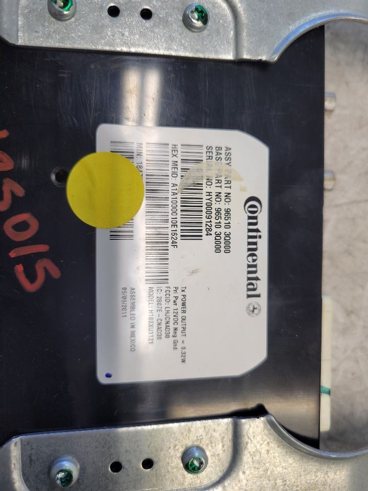 2012 2013 HYUNDAI SONATA COMMUNICATION CONTROL MODULE 96510-3Q000