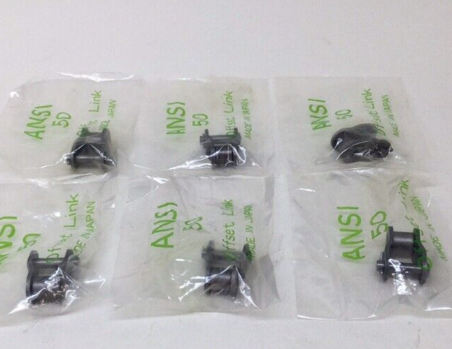 Ansi 50 Offset Link Number 50 (Pack of 6)