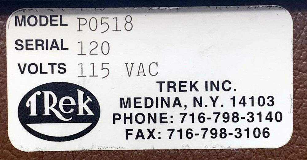 Trek 344 Electrostatic Voltmeter +/-1999 V Range P0518