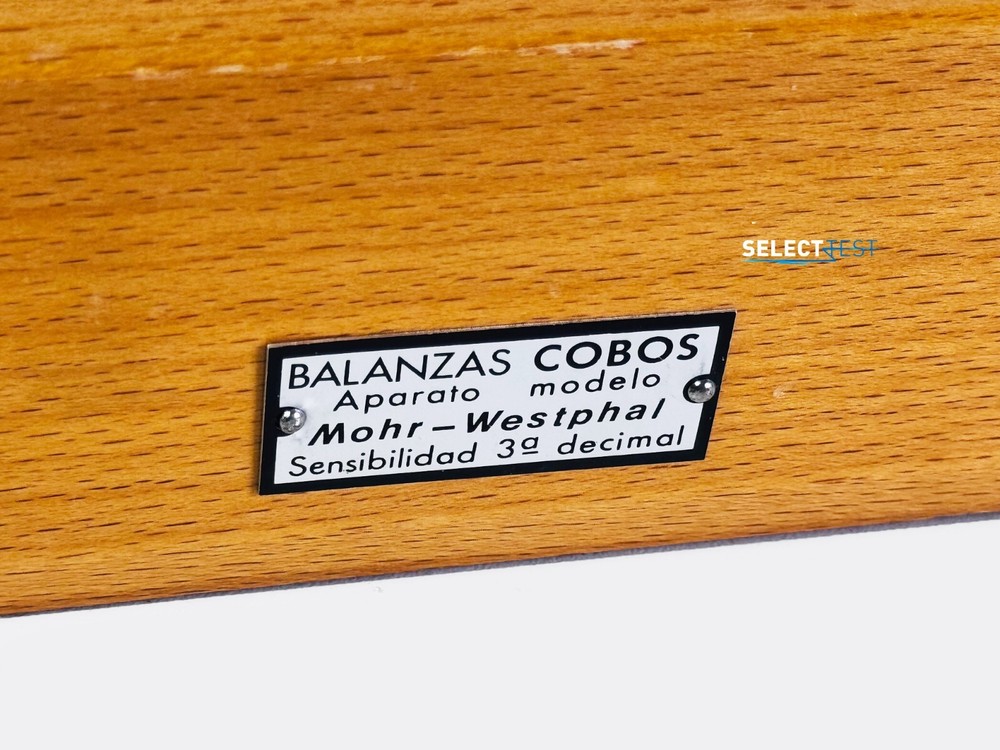 WESTPHAL/MOHR DENSITY (OR SPECIFIC GRAVITY) PRECISION BALANCE **LOOK** (REF.: N)
