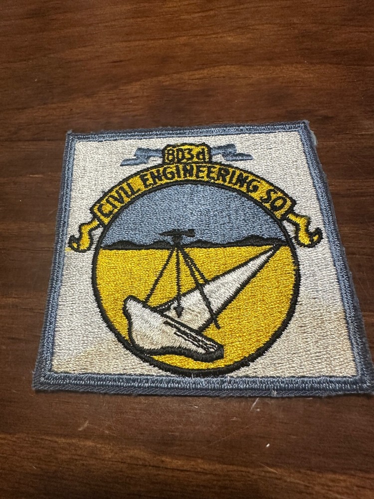 Vintage USAF 803rd Civil Engineering Squadron Patch
