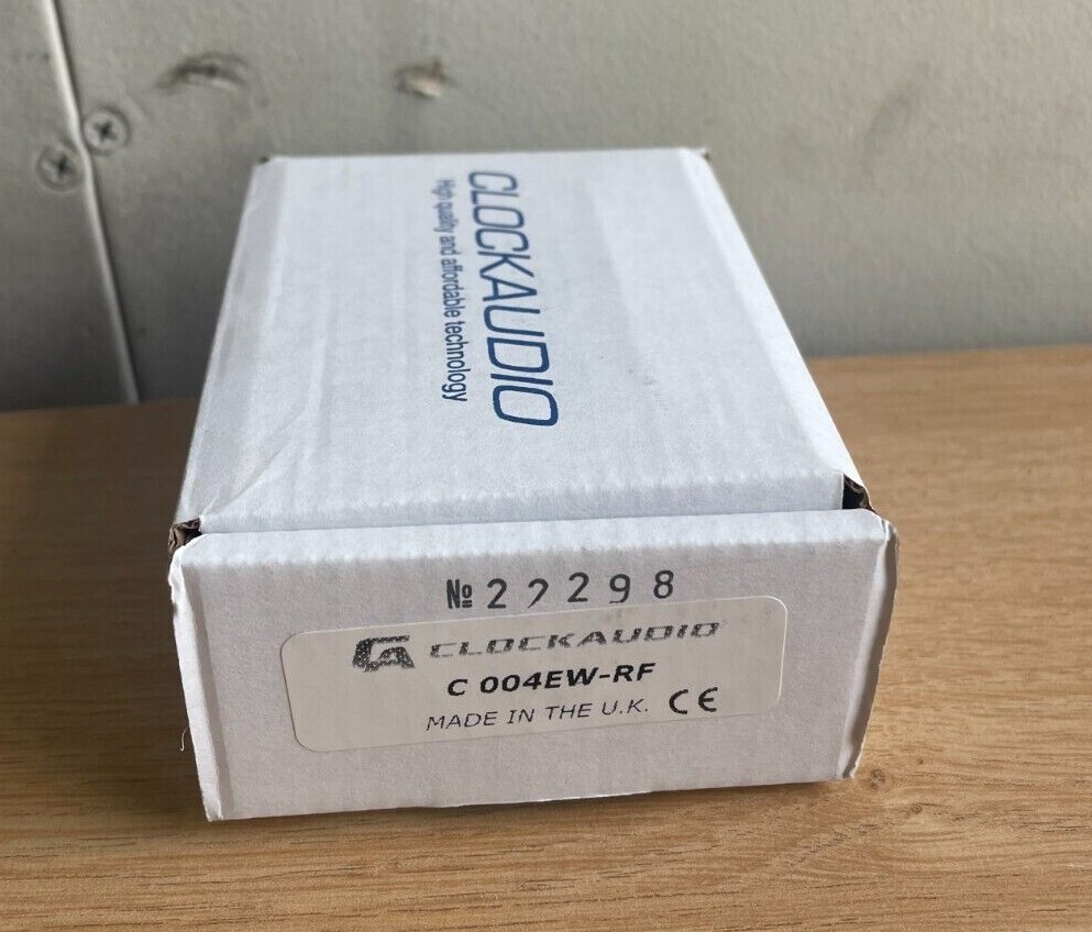 Clockaudio C 004EW-RF Through Table Cardioid Boundary Layer Microphone White