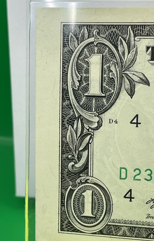 2021 $1 Bill - 💵 Cutting Error & Shifted Overprint! MODERATE MULTI-ERROR NOTE!