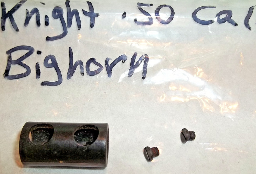 Knight Bighorn Inline Muzzleloader .50 Cal Rifle Plastic Ramrod Thimble + Screws