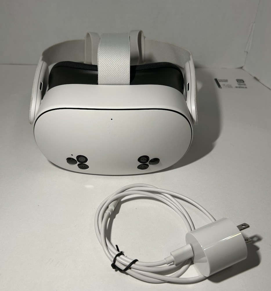 Meta Quest 3 VR Headset Only Tested Working w/ Charger Read