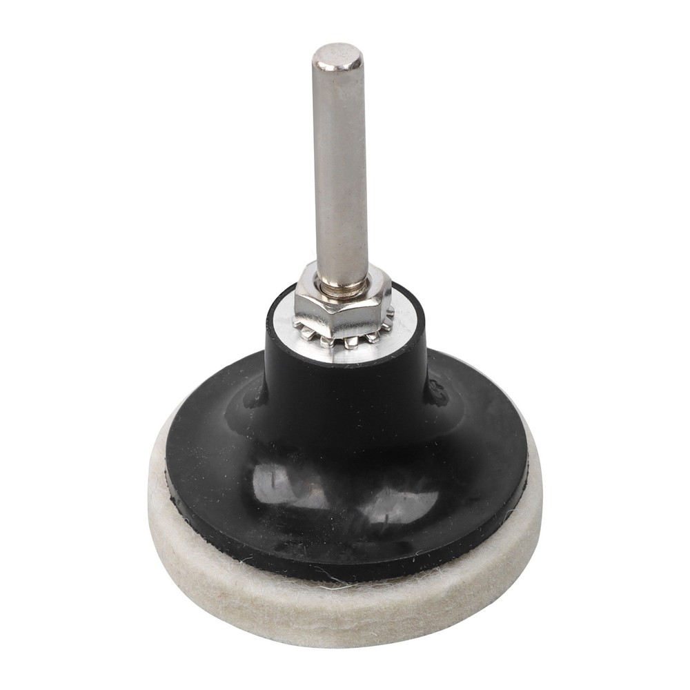 LABLT 30× 2" Compressed Wool Fabric Sanding Disc Buffer Pad Holder w/ 1/4" Shank