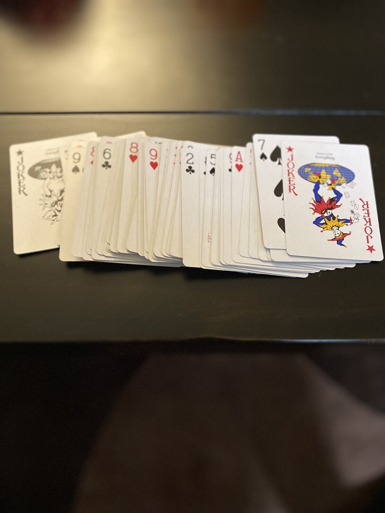 bigfoot playing cards