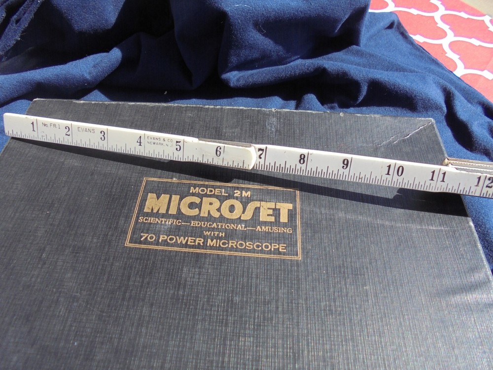 Microset 70 Power Microscope BOX ONLY Model 2 M