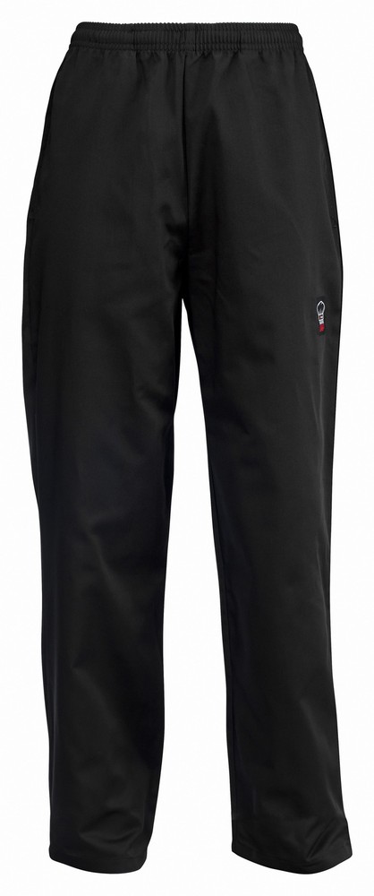 Chef Pants, Black, XL (12 Each)