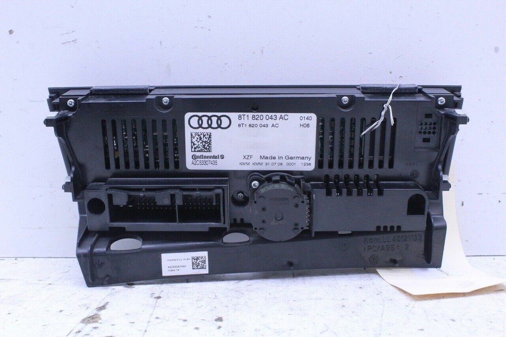 2009-2010 Audi A4 A5 S4 S5 Climate Temperature Control Panel OEM