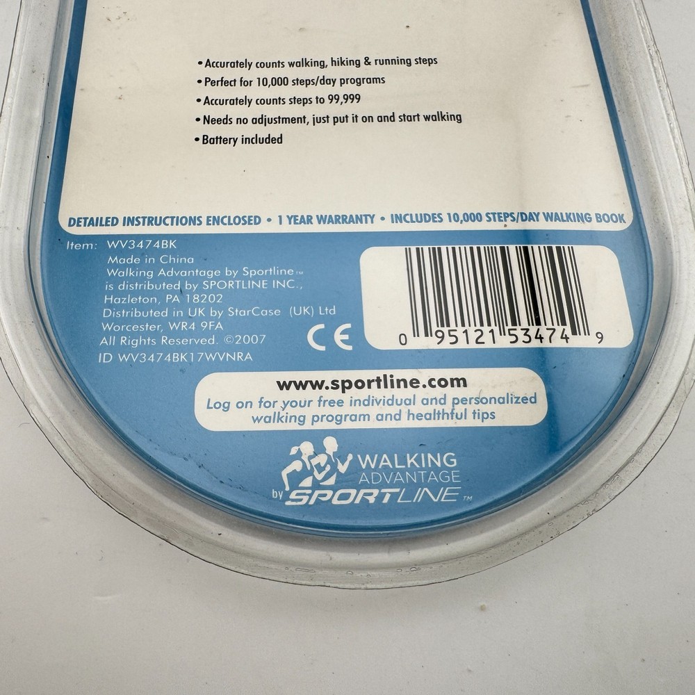 Step Pedometer 330 Sealed Package 2007 Sportline Activity Walking FitnessTracker