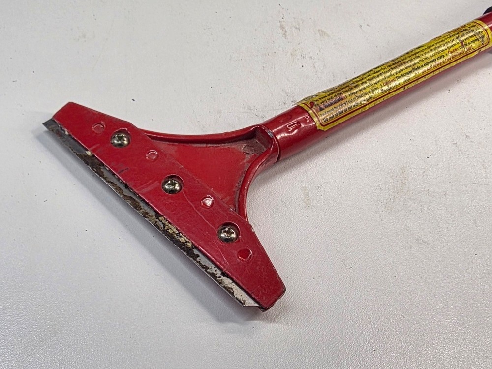 5" Wide Heavy Duty FLOOR & WINDOW & WALL SCRAPER Razor shArp Blade w/ 14" handle