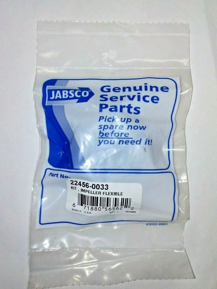 Flexible Impeller for JABSCO 22456-0033