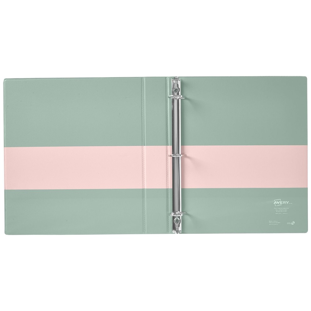 3 Ring Binder 1.5 Inch Slant D-Ring Durable View Two-Tone Organizer