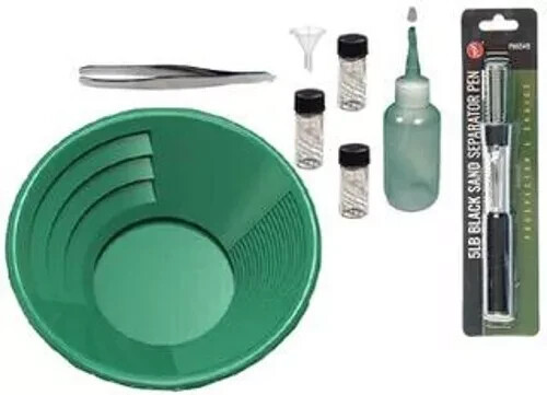 Sluice Monkey Special 14" Green Gold Panning Kit 1/2" Mesh Classifier