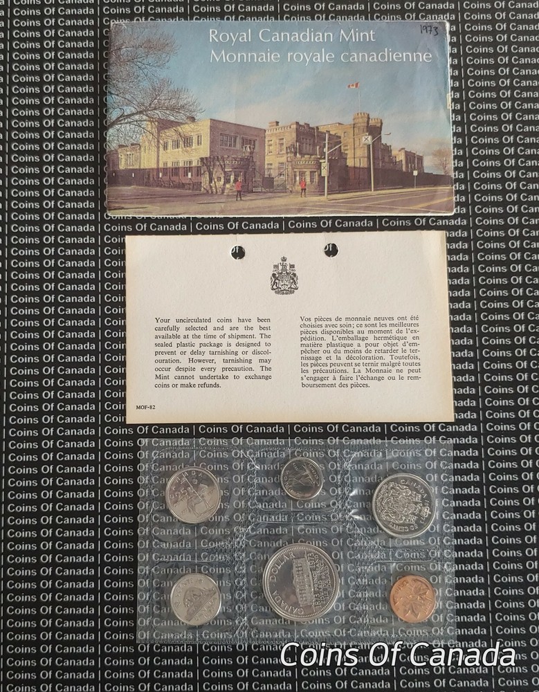 1973 Canada Prooflike 6 Coin Original Set Multiple Sets Available #coinsofcanada