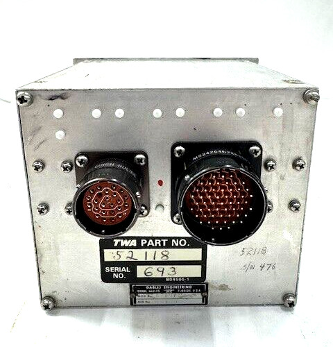 GABLES AVIATION AUDIO CONTROL PANEL MODEL G-1977