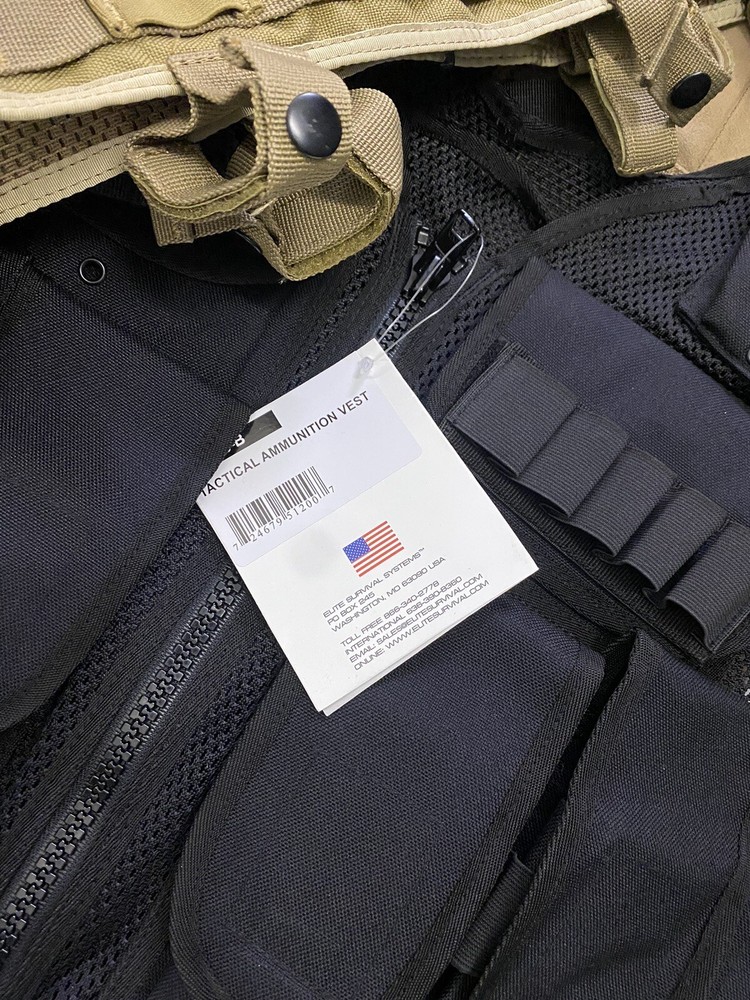elite survival systems Tactical Vest 5 Piece Lot