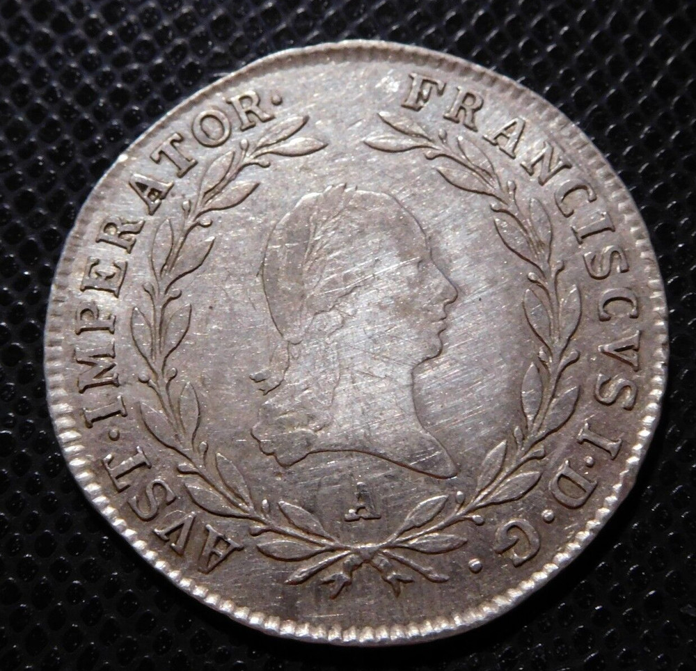 AUSTRIA / SILVER 20 KREUZER 2. / 1810 A