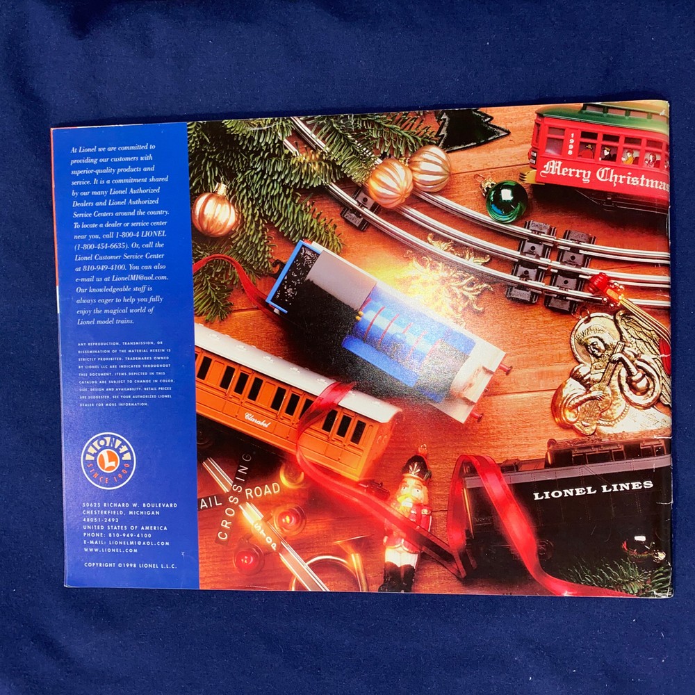 LIONEL CLASSIC TRAINS 1998 VOLUME 2 Catalog