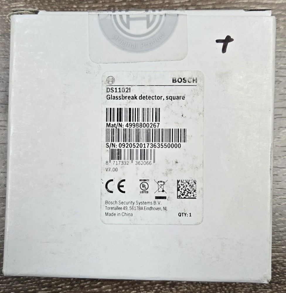Bosch DS1102I Glassbreak Detector, Square
