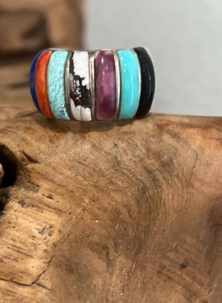 Sanel Sterling Silver Multi Stone Ring