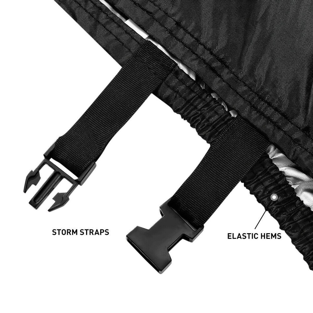 Multi-Functional 210D Foldable Waterproof Bicycle Rain Cover Protective Sheld