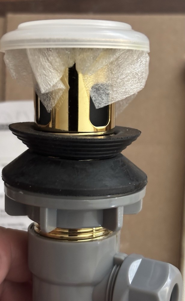 NEW Complement Bathroom Sink Drain Assembly Kingston Brass Missing Drain Pull A