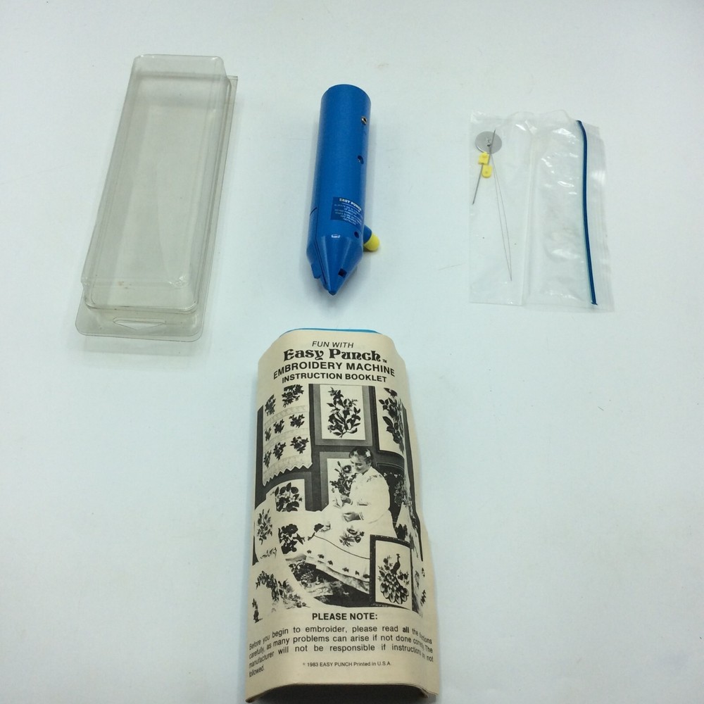 Vintage 1983 Easy Punch Embroidery Machine Tool