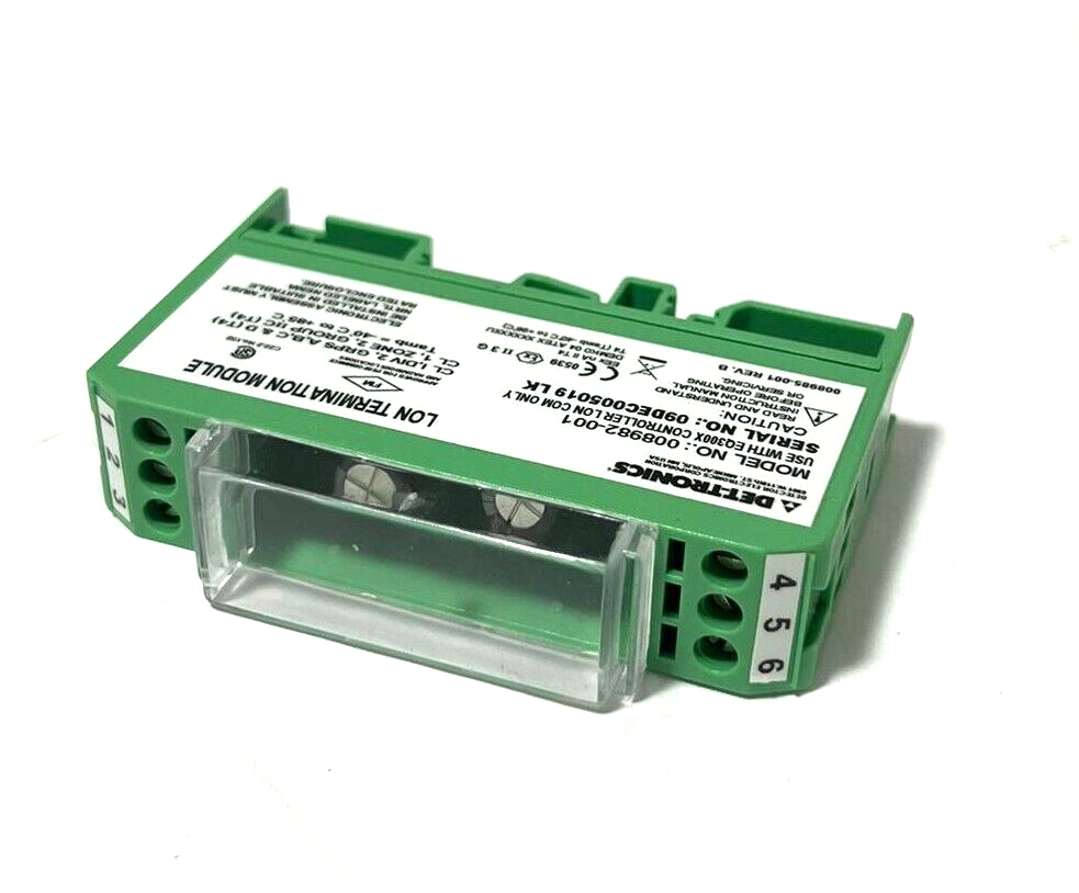 Det-Tronics LON Termination Module 008986-001 for EQ300X Controller LON COM