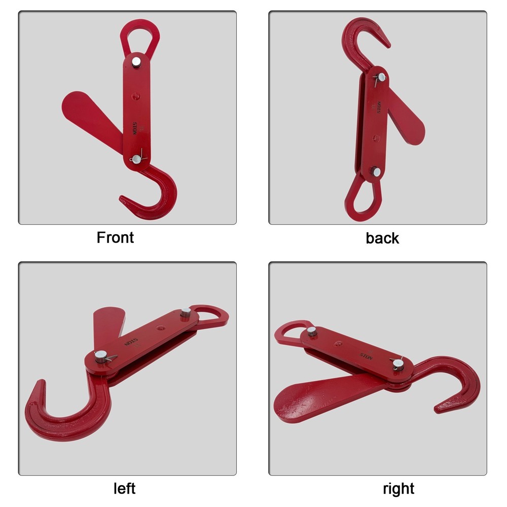 5T Automatic Unloading Hook Self-decoupling Hook 0-3.15" Opening