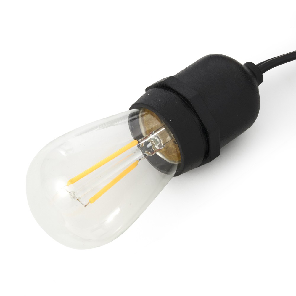 Brightech Ambience Pro Edison LED Waterproof String Lights, 48ft (Open Box)