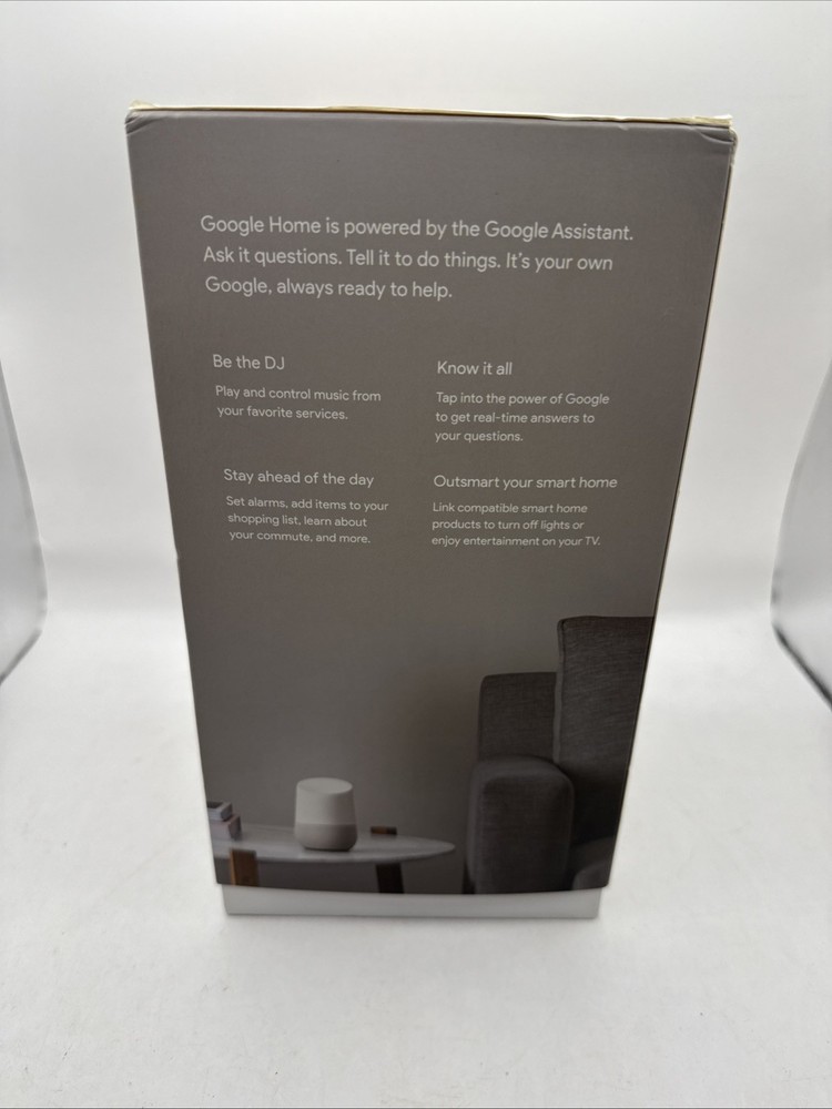 Google Home Voice- Activated Smart Assistant - New Unopened